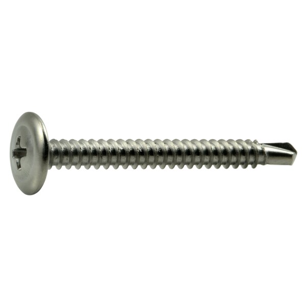 Midwest Fastener Self-Drilling Screw, #8 x 1-5/8 in, Stainless Steel Phillips Drive, 15 PK 38992 - main